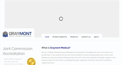 Desktop Screenshot of graymontmedical.com